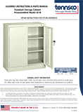 Preassembled 42 inch Storage Cabinet (2340918)